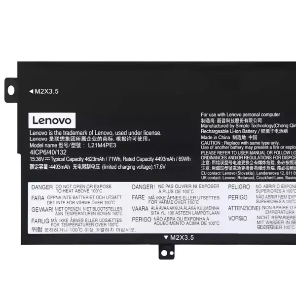 Bateria para notebook Lenovo L21M4PE3 L21L4PE3 - Image 3
