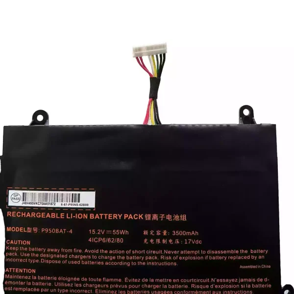 Bateria para notebook P950BAT-4 - Image 3