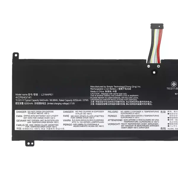 Bateria para notebook LENOVO L21M4PE1 L21C4PE1 L21B4PE1 - Image 3