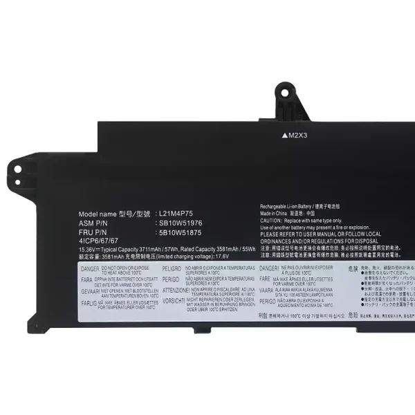 Bateria para notebook LENOVO L21B4P71 L21M4P75 L21C4P75 L21L4P73 - Image 3