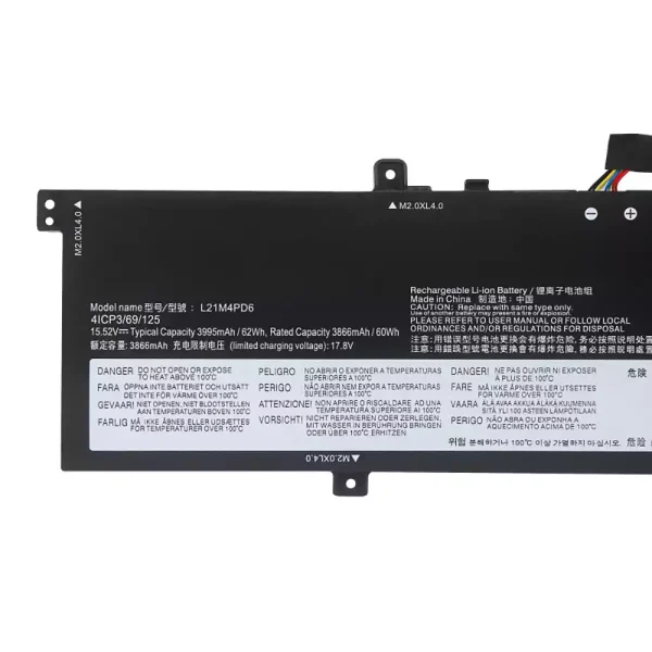 Bateria para notebook LENOVO L12M4PD6 - Image 3