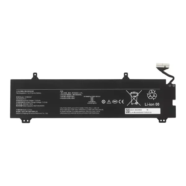 Bateria para notebook G16B03W,Redmi G Pro 2022/Redmi G Pro 2024