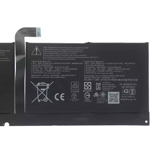 Bateria para notebook 96BTA016H 96BTA015H DYNC01,Microsoft Surface Pro 8 1983 1982 - Image 3