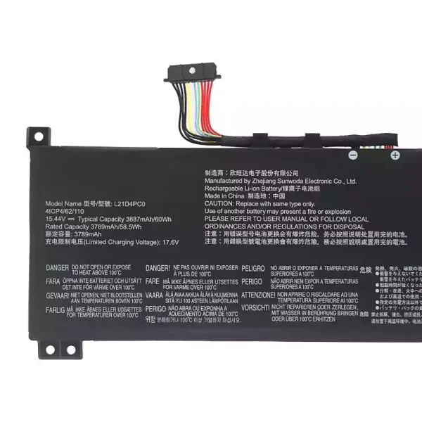 Bateria para notebook Lenovo L21M4PC0 L21C4PC0 - Image 3