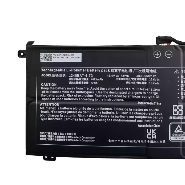 Bateria para notebook L240BAT-4-73 - Image 3