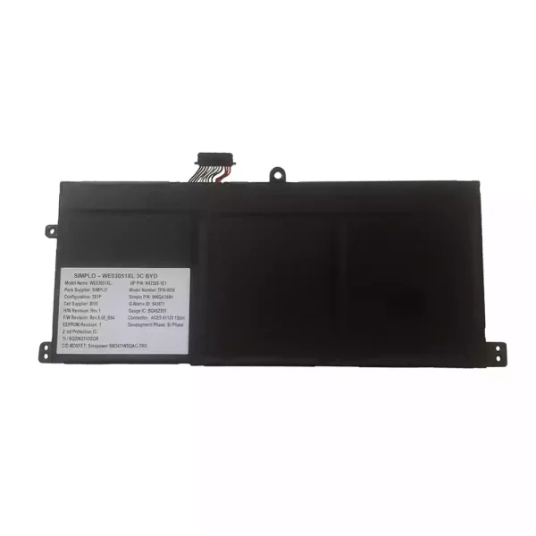 Bateria para notebook HP WE03XL TPN-IB0X N42575-005 N42388-1E1 - Imagem 2