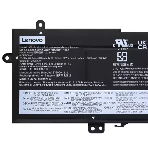 Bateria para notebook LENOVO L22B4PE0 L22C4PE0 L22D4PE0 L22M4PE0 - Image 3