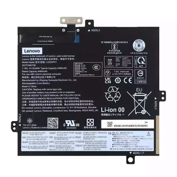 Bateria para notebook LENOVO L22B2PH1 L22D2PH1