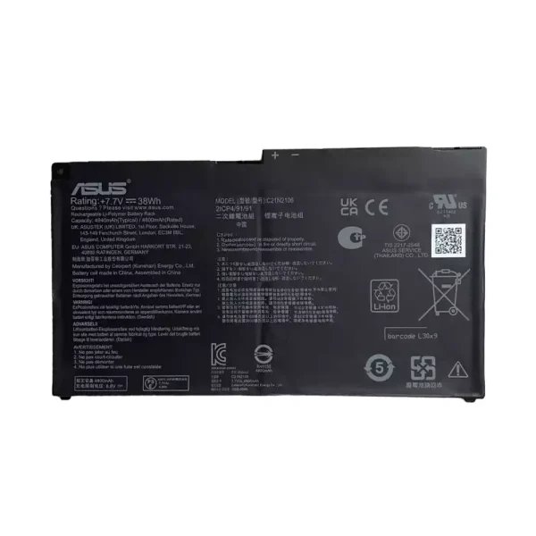 Bateria para notebook ASUS C21N2106