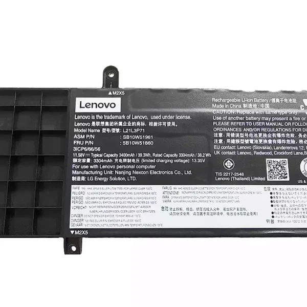 Bateria para notebook LENOVO L21L3P71 L21C3P71 L21M3P71 - Image 3