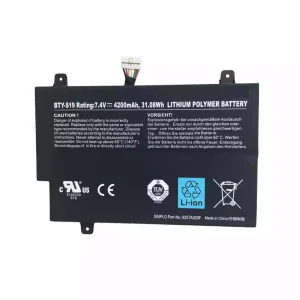 Bateria para notebook MSI BTY-S19