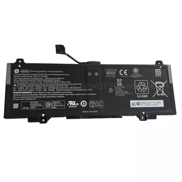 Bateria para notebook HP GG02XL