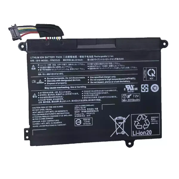 Bateria para notebook Fujitsu FPB0352S FPCBP578