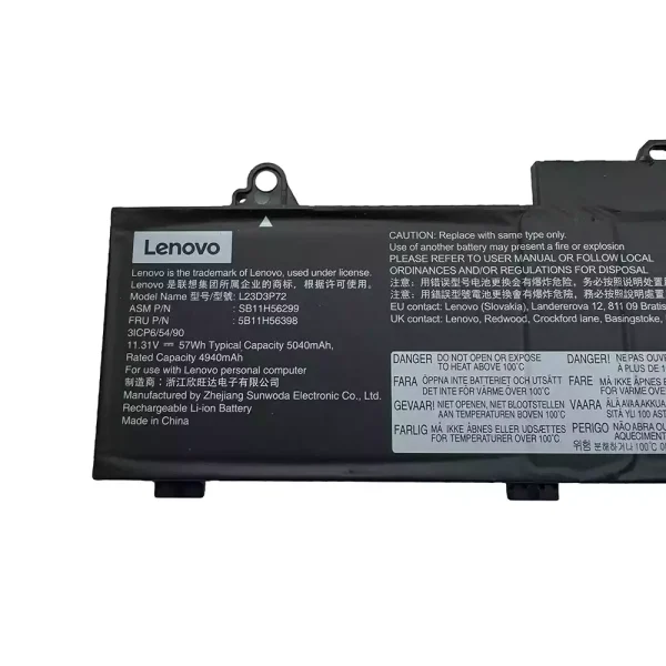 Bateria para notebook Lenovo L23D3P72 L23M3P70 L22D3P71 - Image 2
