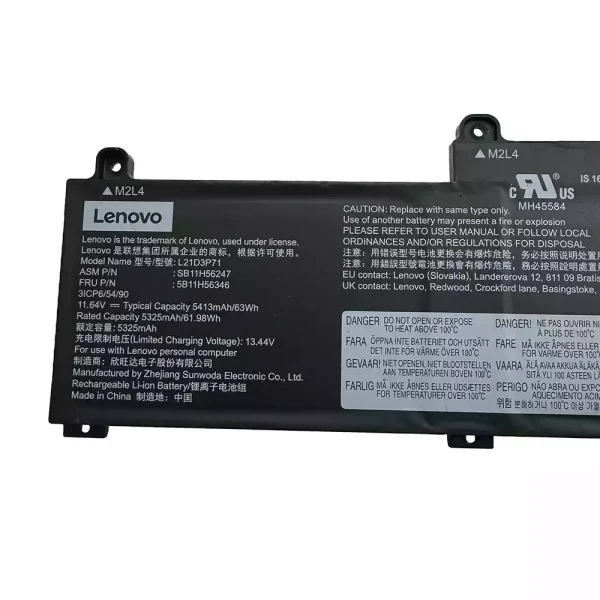 Bateria para notebook Lenovo L21D3P71 SB11H56247 5B11H56346 - Image 3