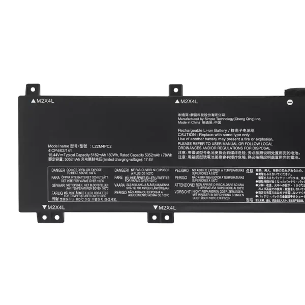 Bateria para notebook LENOVO L22M4PC2 L22B4PC2 L22C4PC2 L22D4PC2 - Image 3
