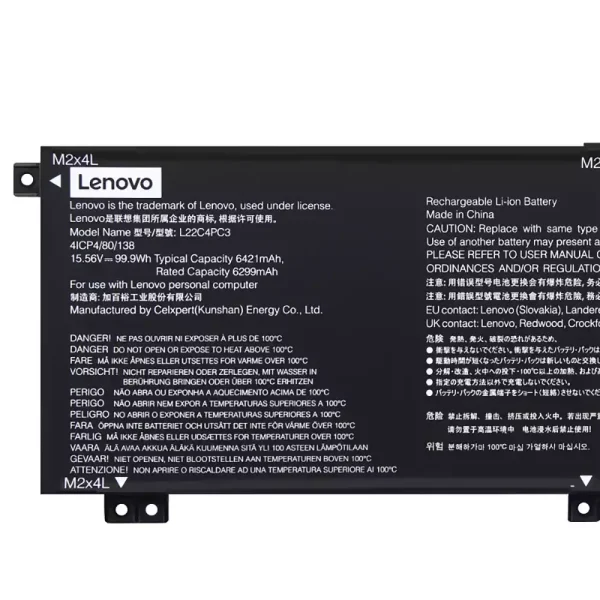 Bateria para notebook LENOVO L22C4PC3 L22D4PC3 L22M4PC3 - Image 3