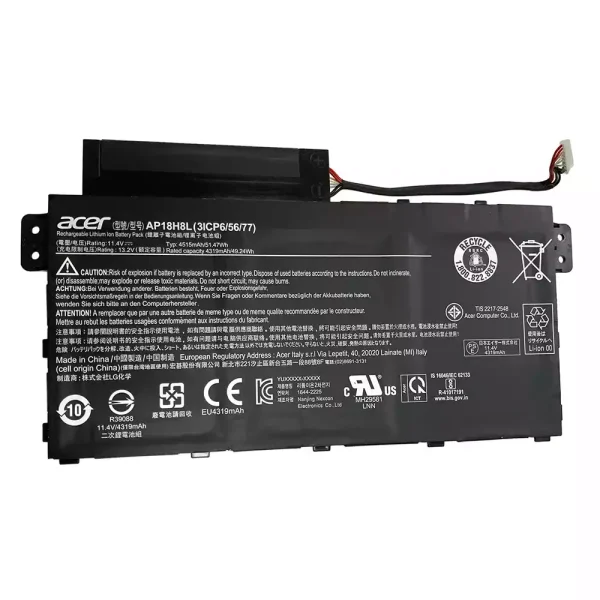 Bateria para notebook ACER AP18H18L
