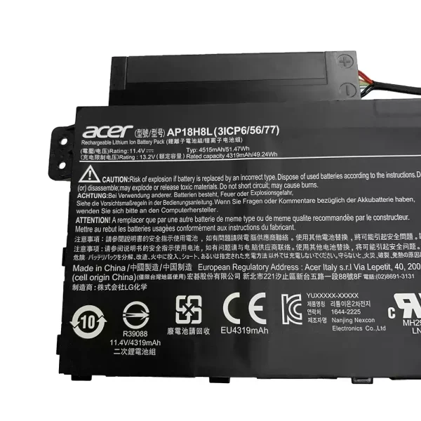 Bateria para notebook ACER AP18H18L - Image 2