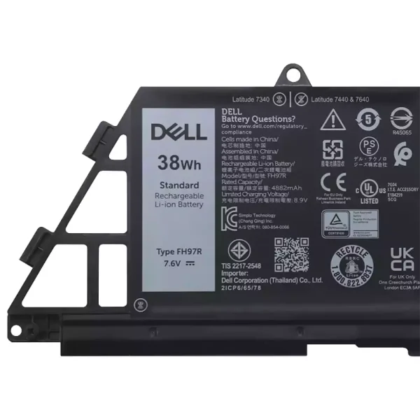 Bateria para notebook DELL FH97R 76KVG 599M7 - Image 3