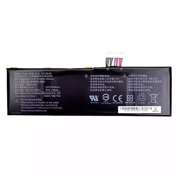 Bateria para notebook TC12A-W 13-202-jj8330