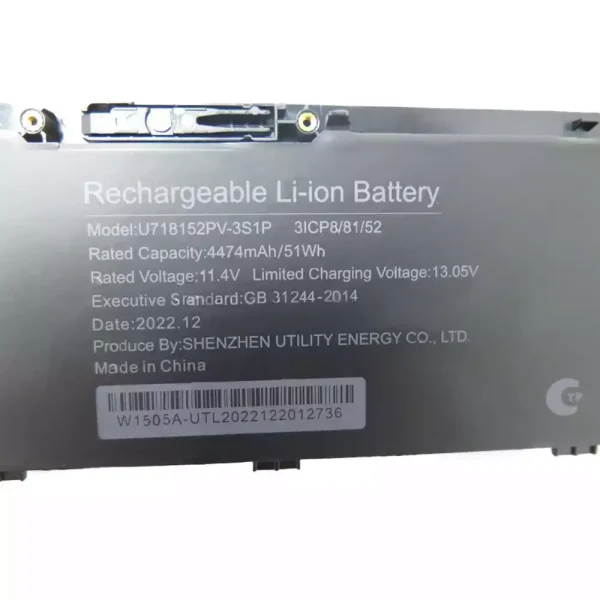 Bateria para notebook U718152PV-3S1P - Image 2