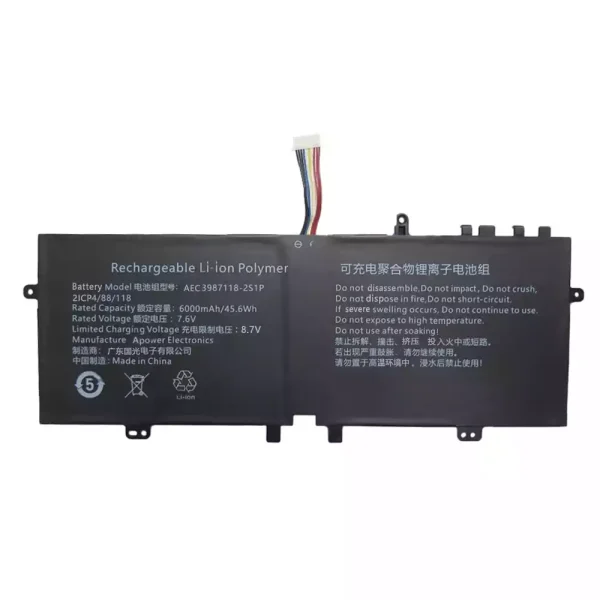 Bateria para notebook AEC3987118-2S1P