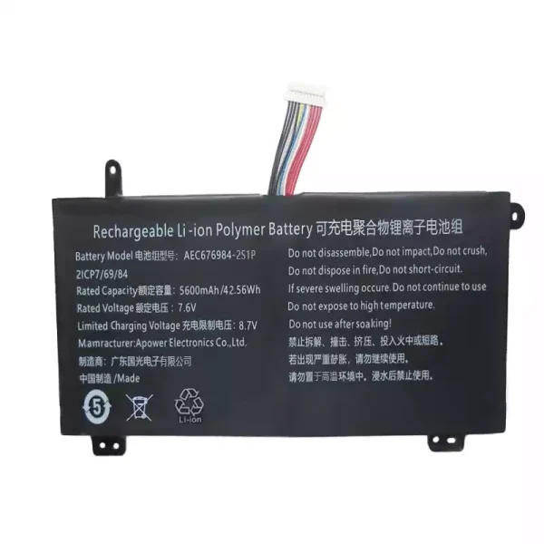 Bateria para notebook AEC676984-2S1P - Image 3
