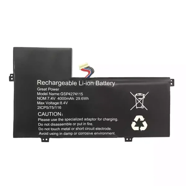 Bateria para notebook GSP4274115