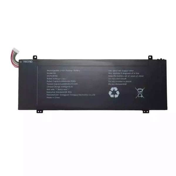 Bateria para notebook TECNO 156 GF156