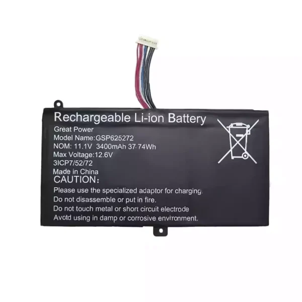 Bateria para notebook GSP625272