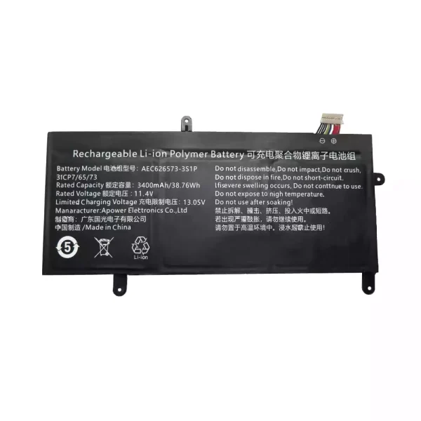 Bateria para notebook AEC626573-3S1P