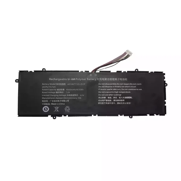 Bateria para notebook AEC4671123-2S1P