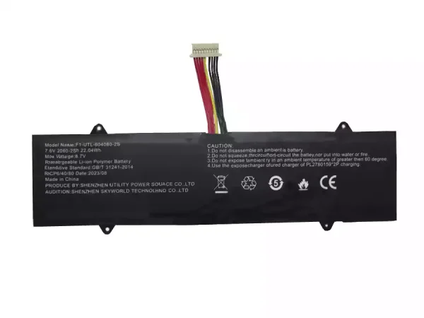 Bateria para notebook F1-UTL-604080-2S