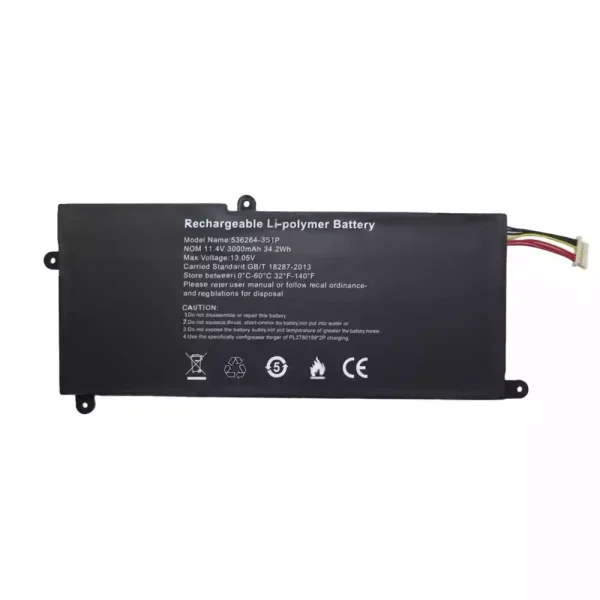 Bateria para notebook 536264-3S1P