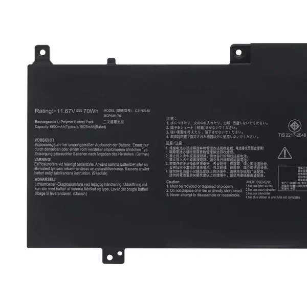 Bateria para notebook ASUS C31N2310 - Image 3