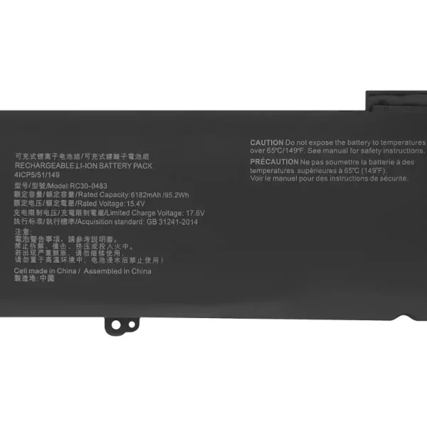 Bateria para notebook RAZER RC30-0483 RZ09-0510,BLADE 16 2023 - Image 3