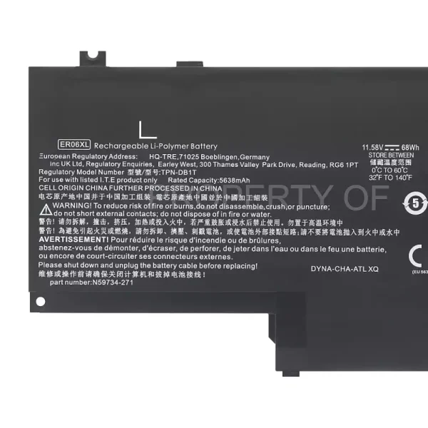 Bateria para notebook HP ER06XL TPN-DB1T - Image 3