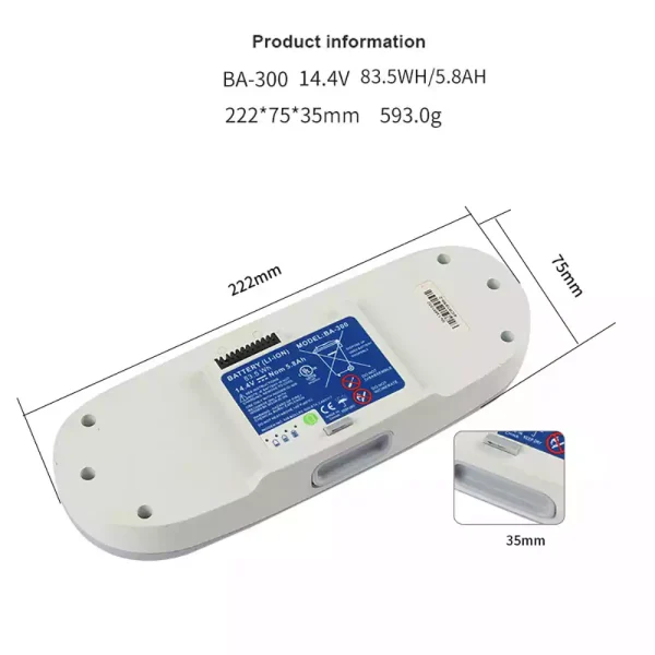 Bateria nova para Inogen BA-200 BA-300 BA-400 BA-500 - Imagem 2