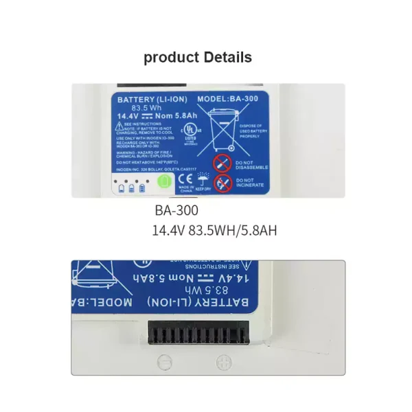 Bateria nova para Inogen BA-200 BA-300 BA-400 BA-500 - Imagem 3