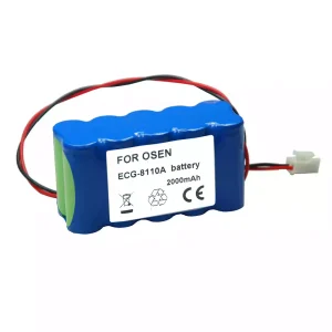 Bateria nova para OSEN ECG-8110 ECG-8110A ECG-8130A