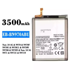 Bateria EB-BN970ABU para Samsung Note 10 4G