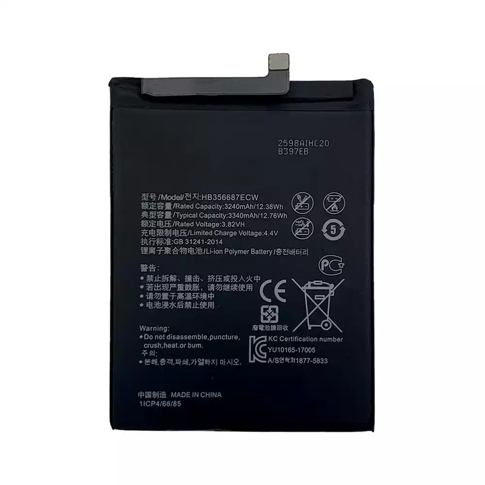 Bateria HB356687ECW para HUAWEI Nova 3i / Mate 10 Lite / Nova 2i / Honor 9i / Honor 7X / Nova 2s / nova 4e/P30 lite / P30 Lite 2020 / - Imagem 4