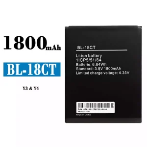 Bateria BL-18CT para Tecno Y3 / Y4