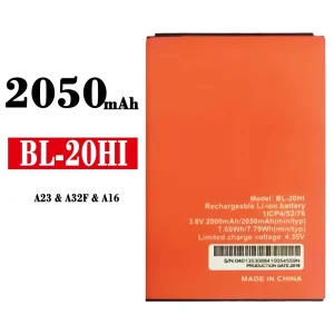 Bateria BL-20HI para ITEL A23 / A32F / A16