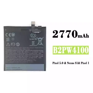 Bateria B2PW4100 para Google Pixel 5.0 / Nexus S1 / Pixel 1