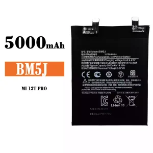 Bateria BM5J para Xiaomi redmi K50 ultra / mi 12T Pro