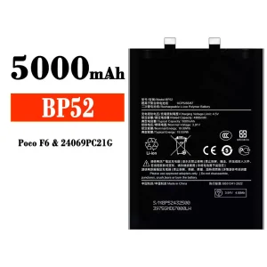 Bateria BP52 para Xiaomi Poco F6