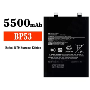 Bateria BP53 para Xiaomi Redmi K70 Extreme Edition
