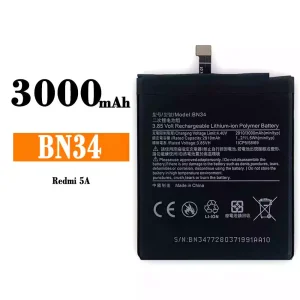 Bateria BN34 para Xiaomi Redmi 5A